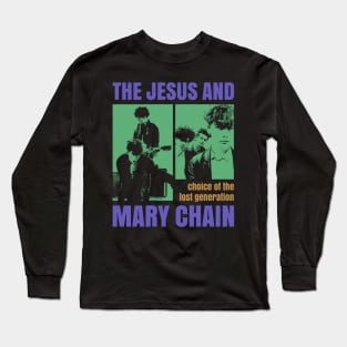 Jesus And Mary Chain - 80s Fan made Long Sleeve T-Shirt